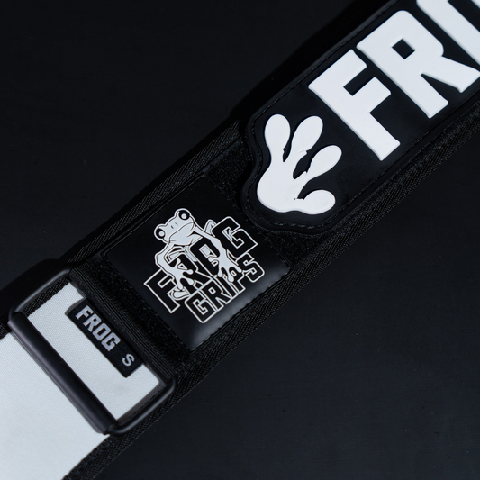 FROG GRIPS | Cinturón Black/White