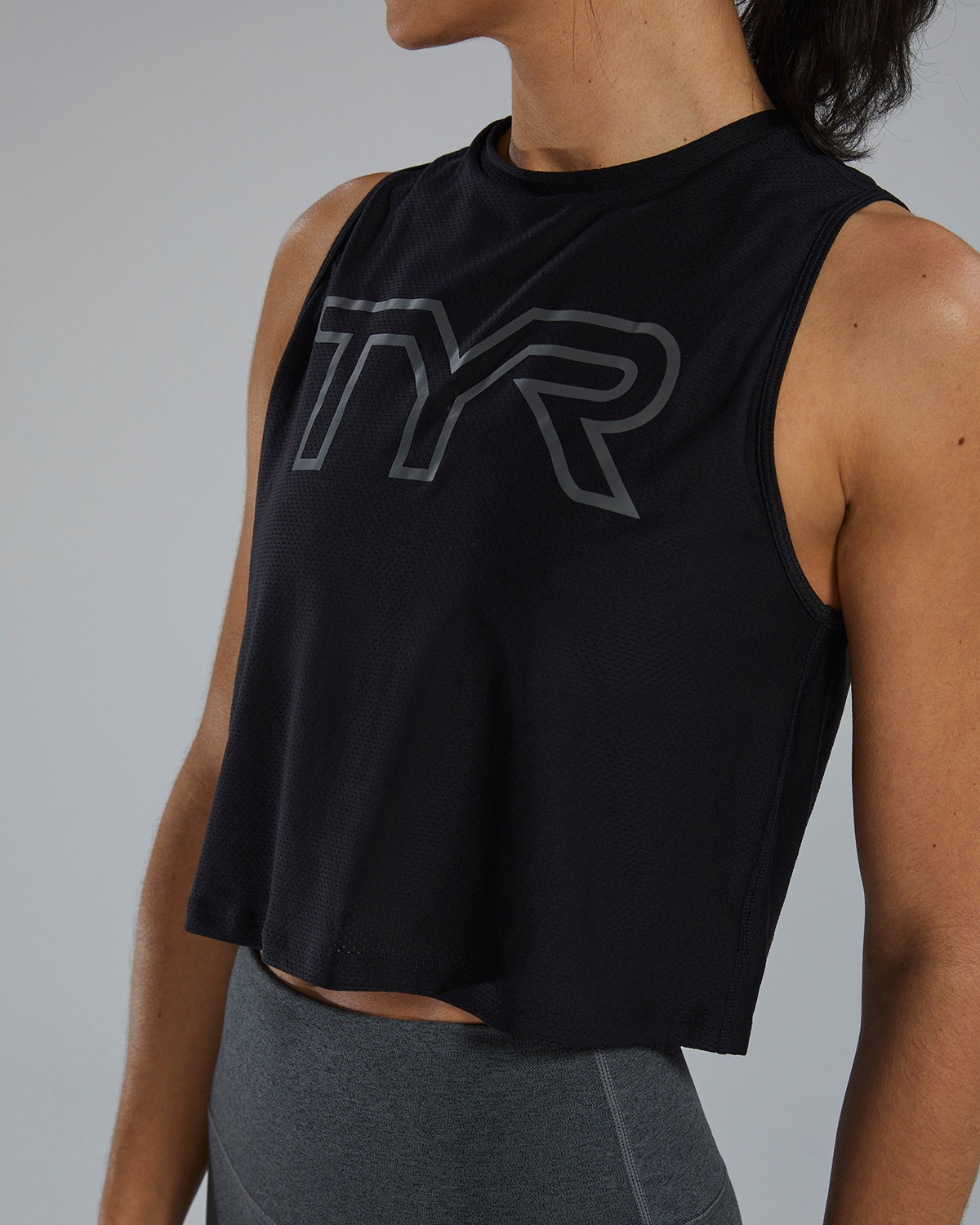 TYR | Cropped Tank Airtec Black