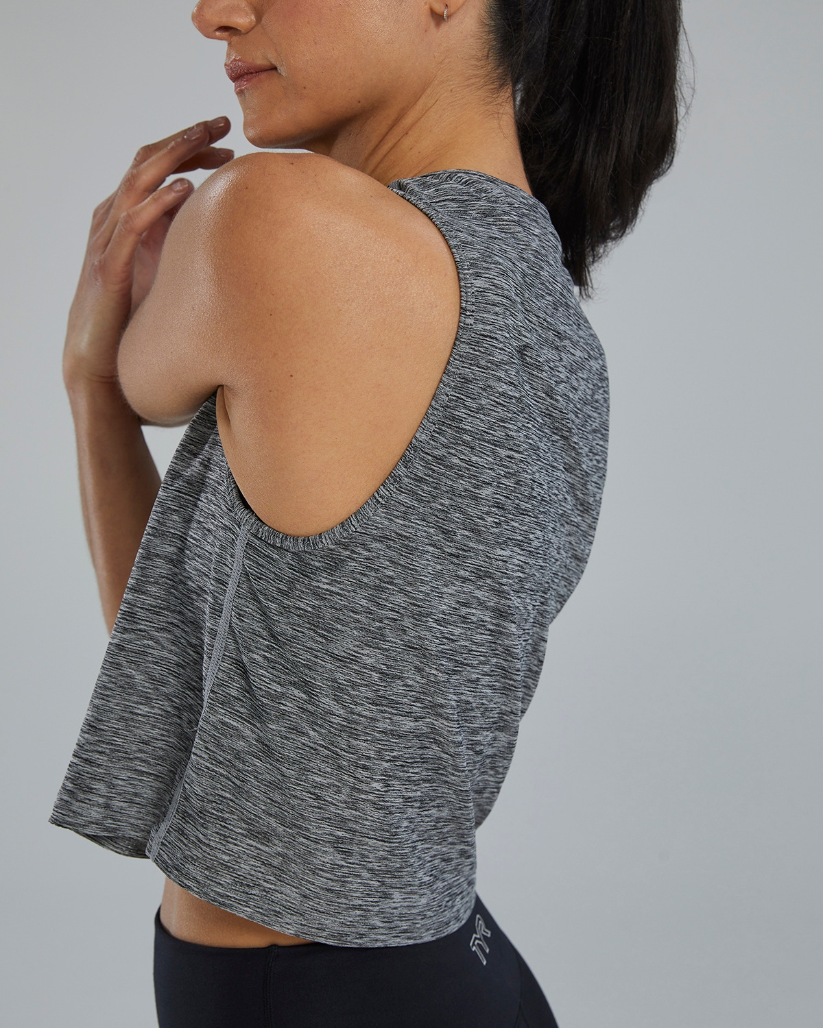 TYR | Cropped Tank Airtec Heather Grey