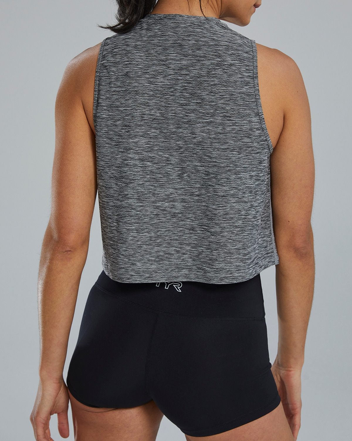 TYR | Cropped Tank Airtec Heather Grey