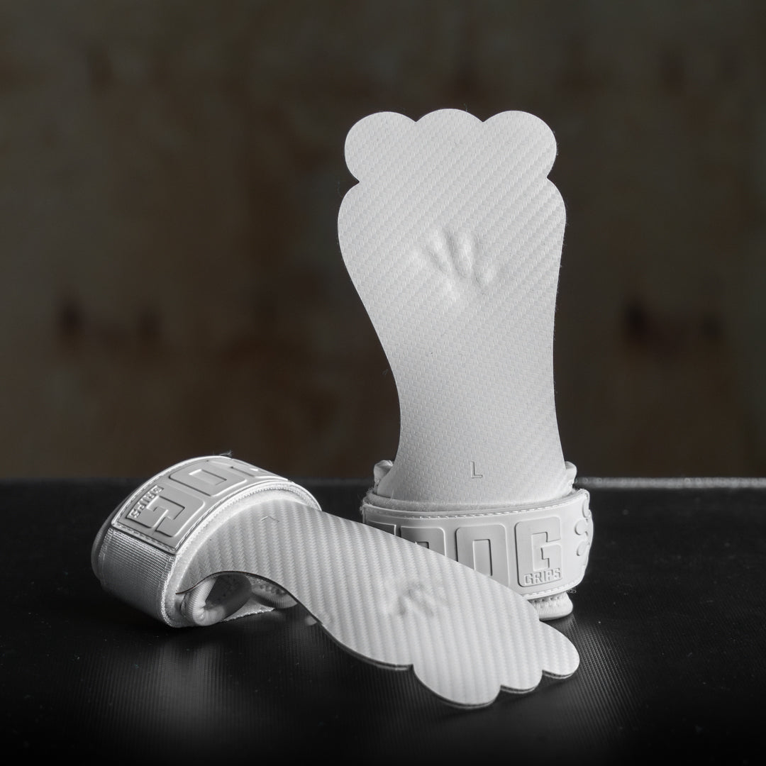 FROG GRIPS | ELITE GRIPS 4.0 - HD White Fingerless