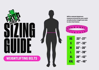FROG GRIPS | Cinturón Black/White