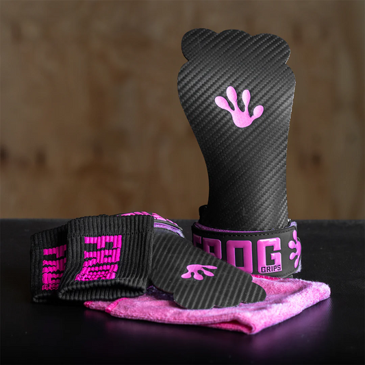 FROG GRIPS | ELITE GRIPS 4.0 - HD Pink Fingerless