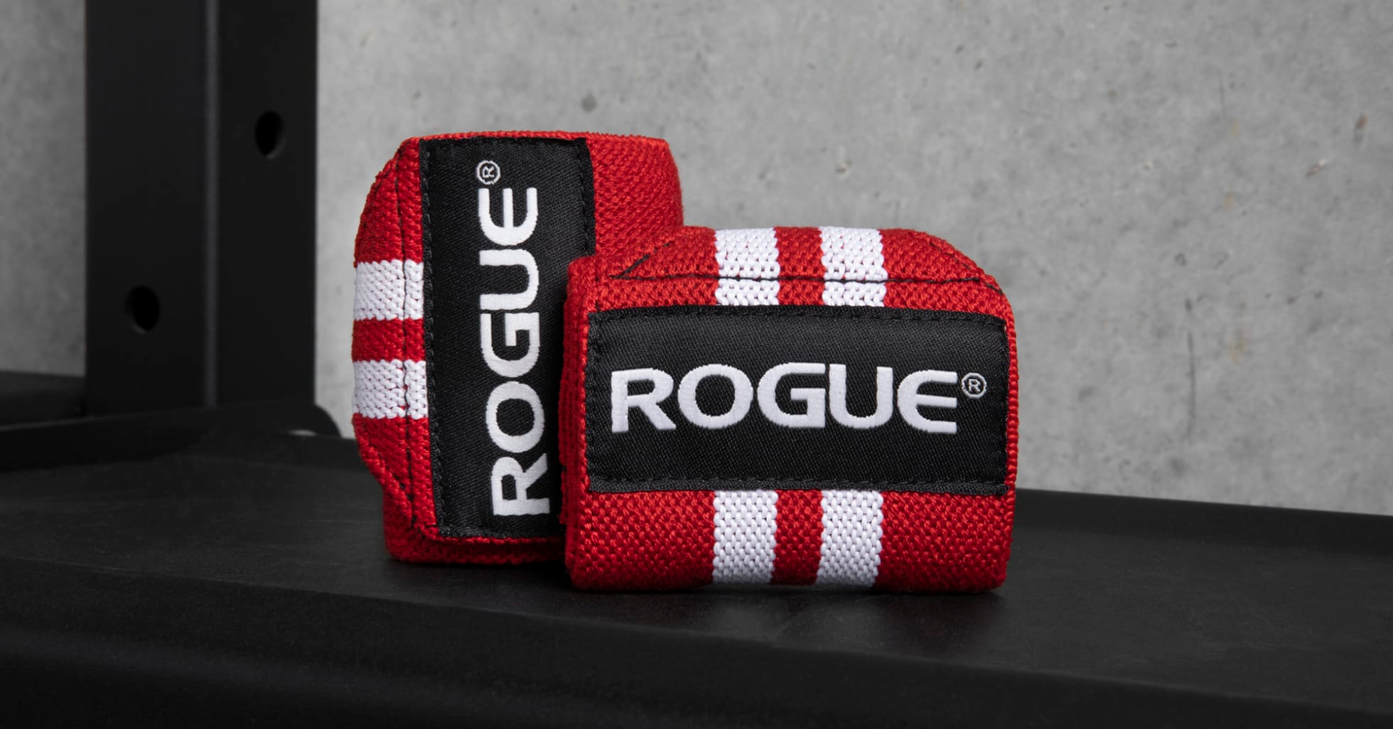 ROGUE | Muñequeras Red/White