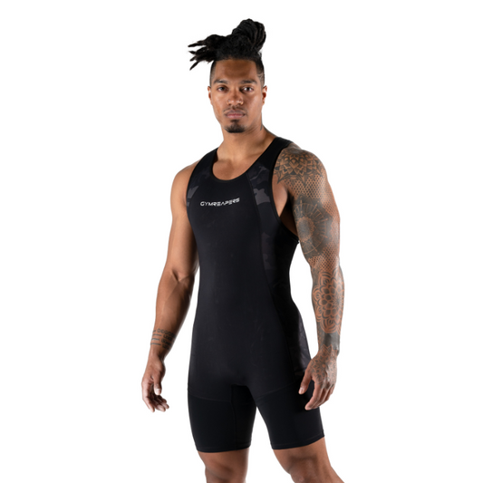 GYMREAPERS | Apex Weightlifting Singlet - Midnight Camo