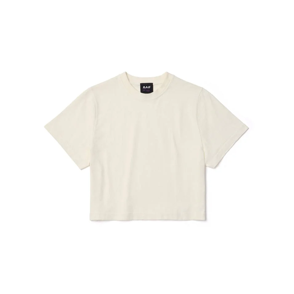 RAD | Playera Crop Off White