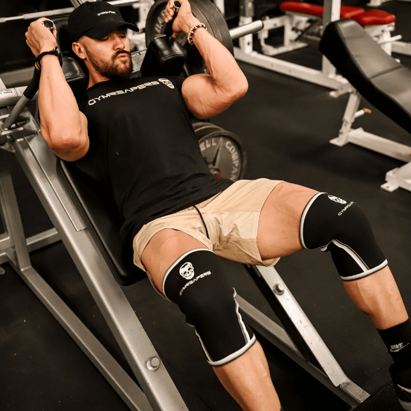 GYMREAPERS | Rodilleras 7MM Black/White