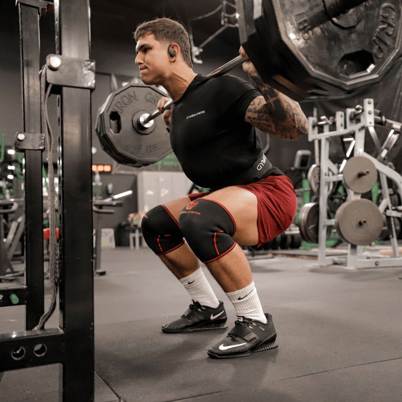 GYMREAPERS | Rodilleras 7MM Black/Red