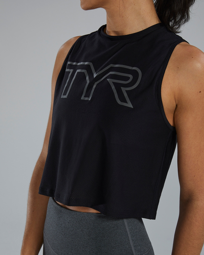 TYR | Cropped Tank Airtec Black