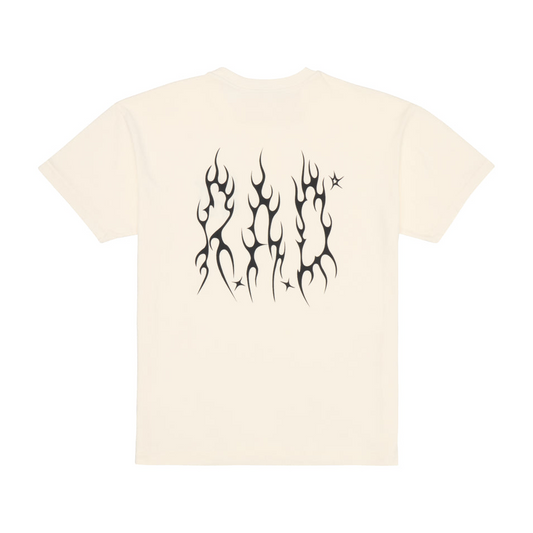RAD | Playera Heavy Metal Off White