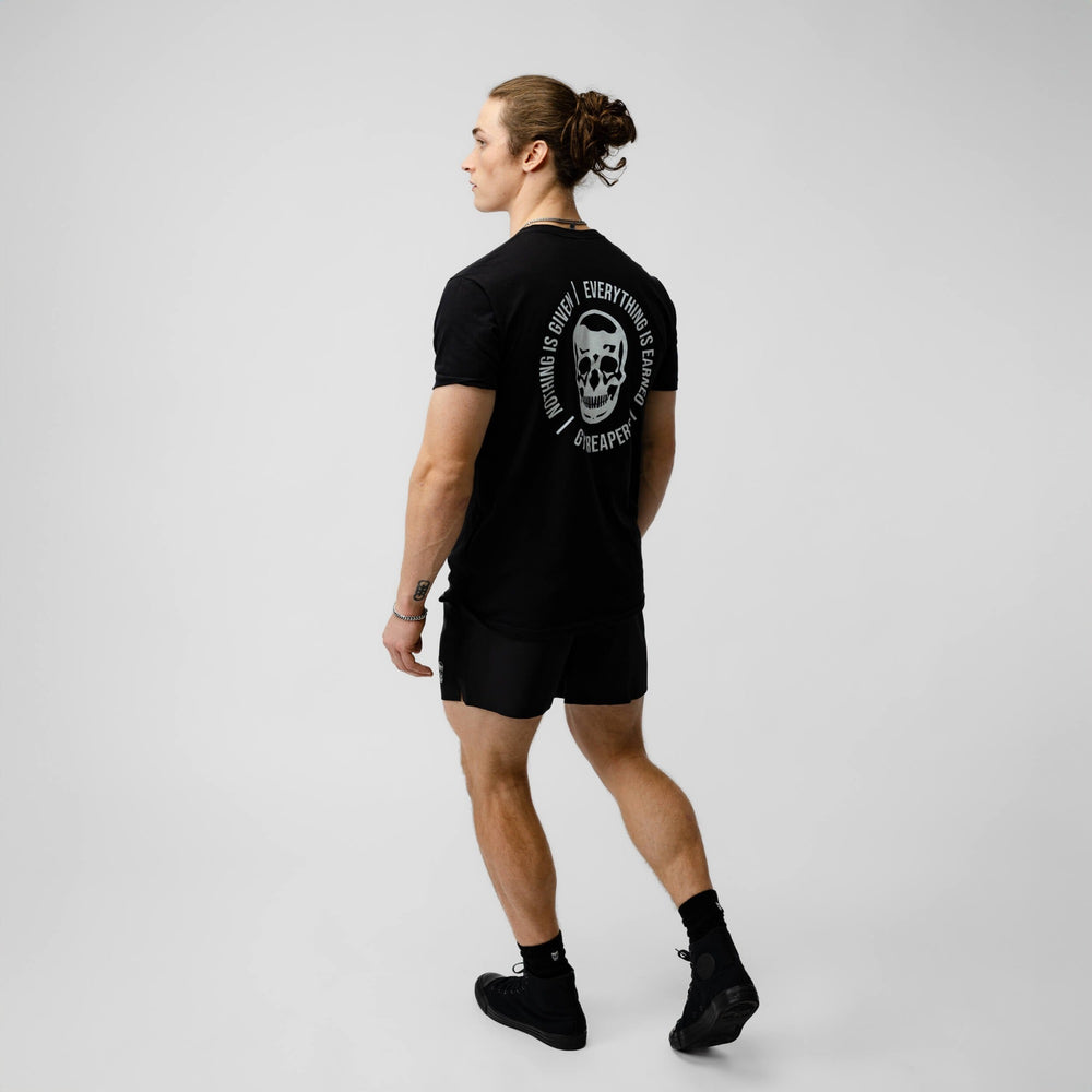 GYMREAPERS | Playera con sello Black/White