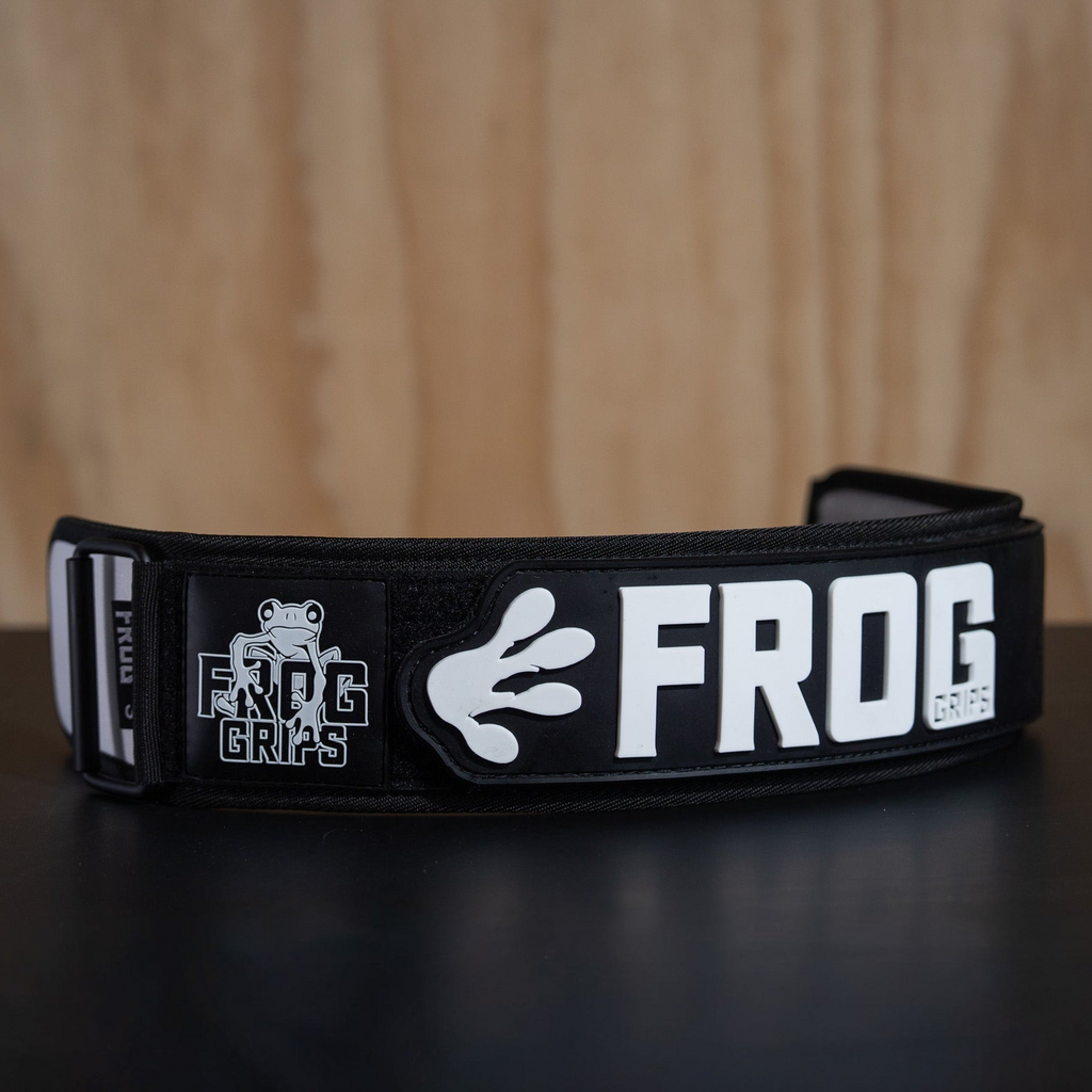 FROG GRIPS | Cinturón Black/White