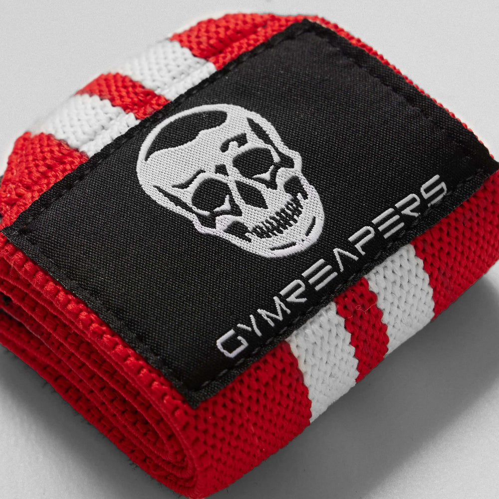 GYMREAPERS | Muñequeras Red/White