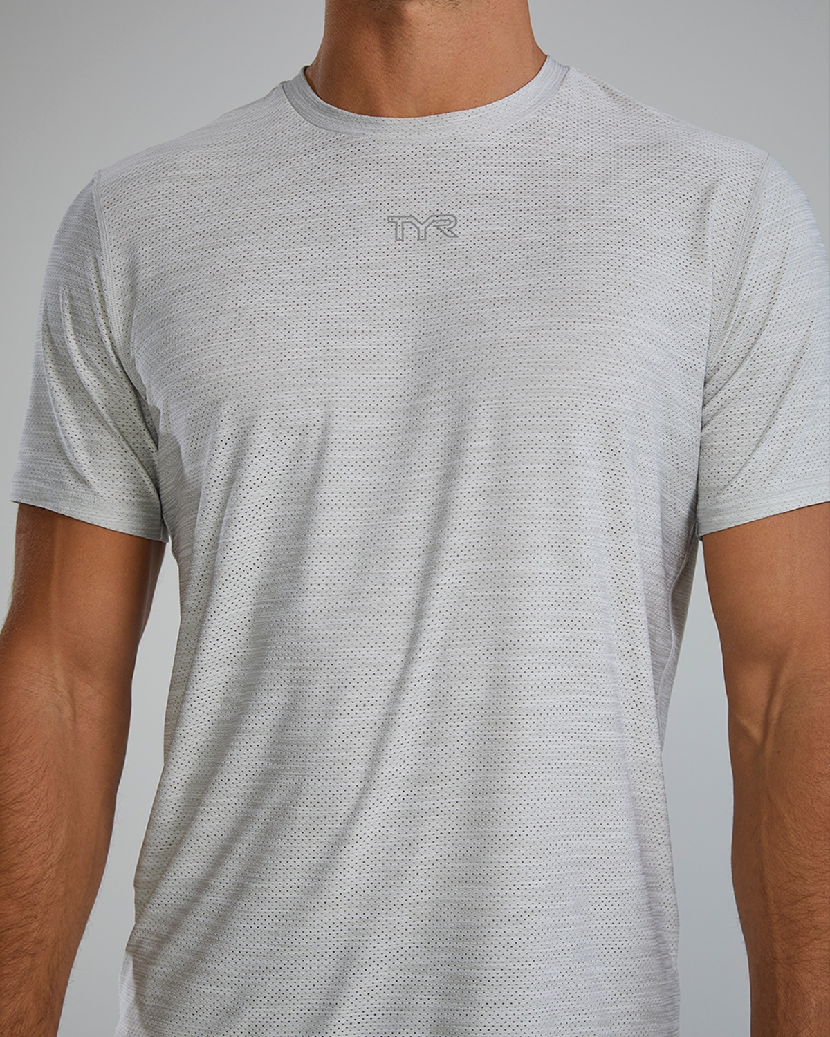 TYR | Playera Airtec White/Gray