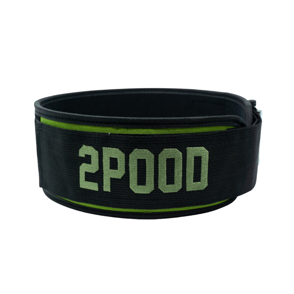 2POOD | Cinturón Green Velcro Patch