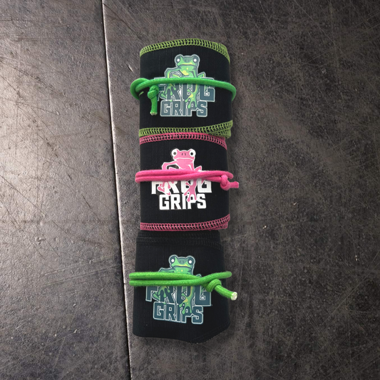 FROG GRIPS | Muñequeras de Tela Black