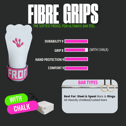 FROG GRIPS | FIBRE GRIPS - Fingerless Pink