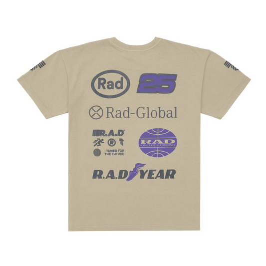 RAD | Playera Bootleg Heavy Dust Green