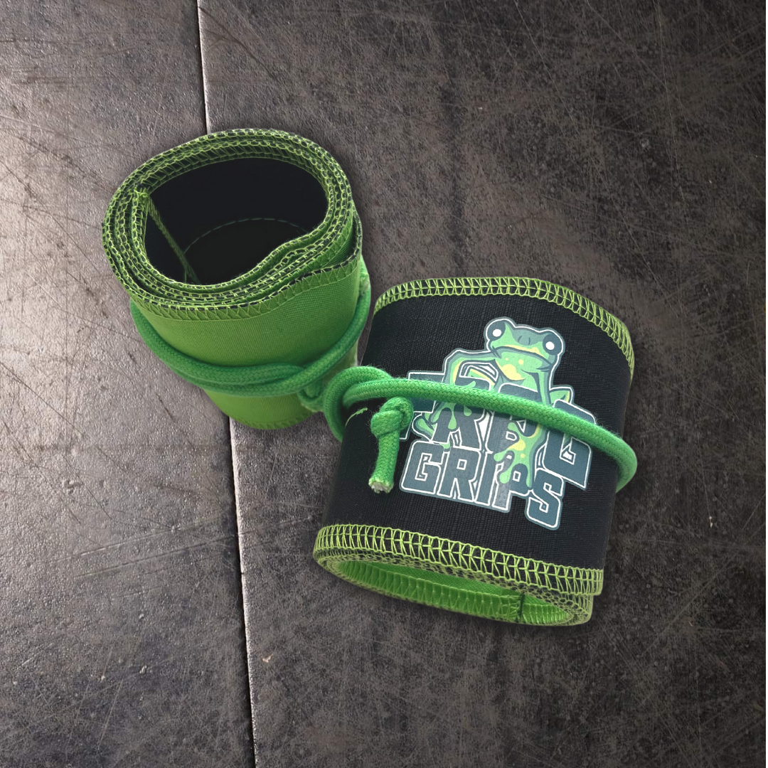 FROG GRIPS | Muñequeras de Tela Green