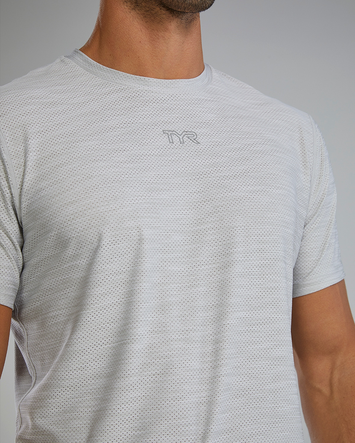 TYR | Playera Airtec White/Gray