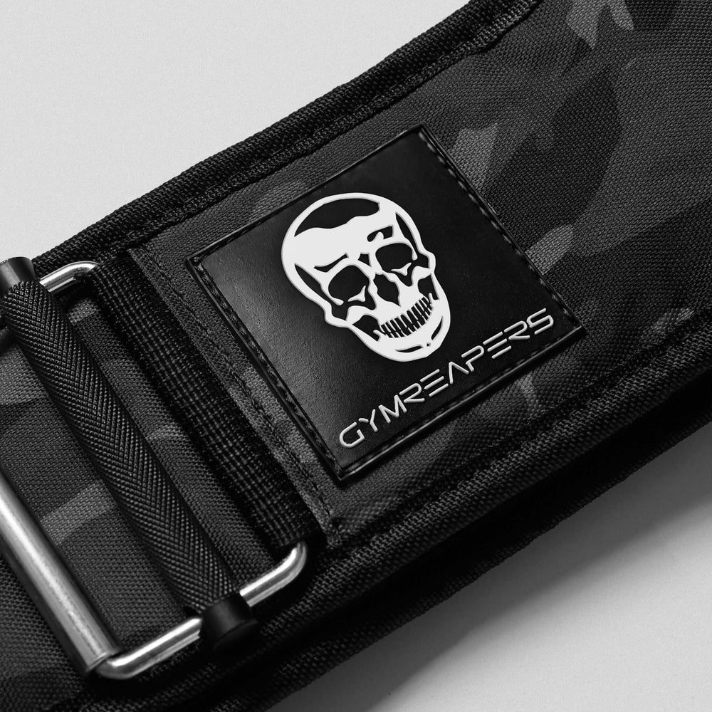 GYMREAPERS | Cinturón Quick Locking Midnight Camo