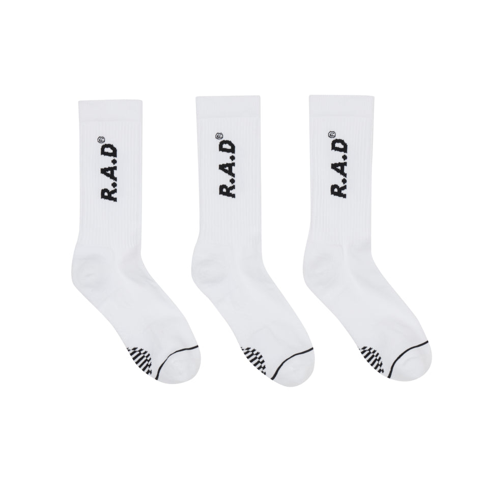 RAD | Calcetas White (pack de 3)