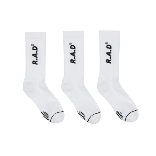 RAD | Calcetas White (pack de 3)