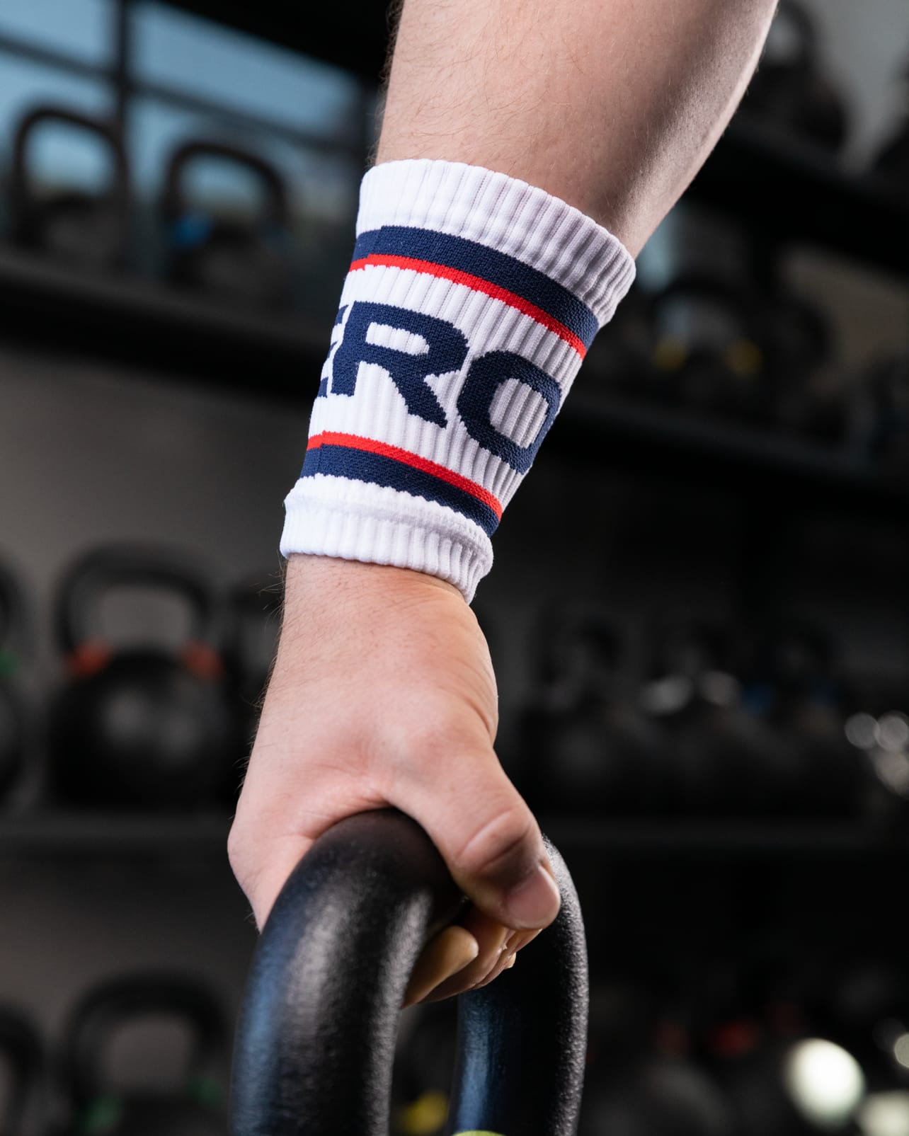 ROGUE | Muñequeras White/Blue/Red