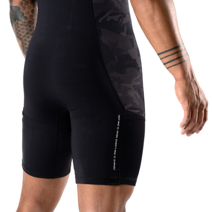 GYMREAPERS | Apex Weightlifting Singlet - Midnight Camo